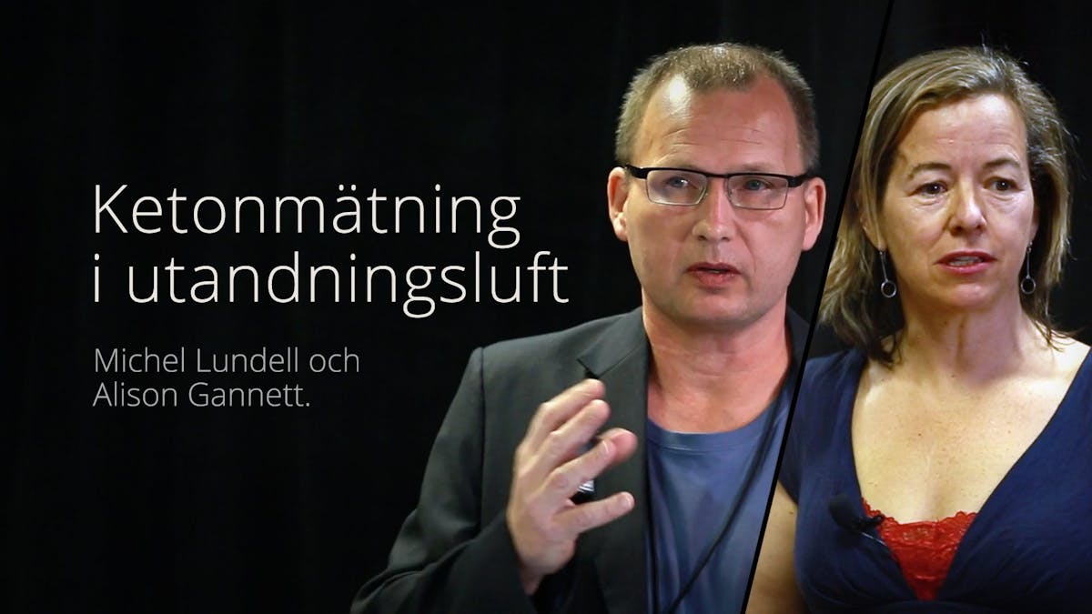 Ketonmätning i utandningsluft – föreläsning med Michel Lundell och Alison Gannett