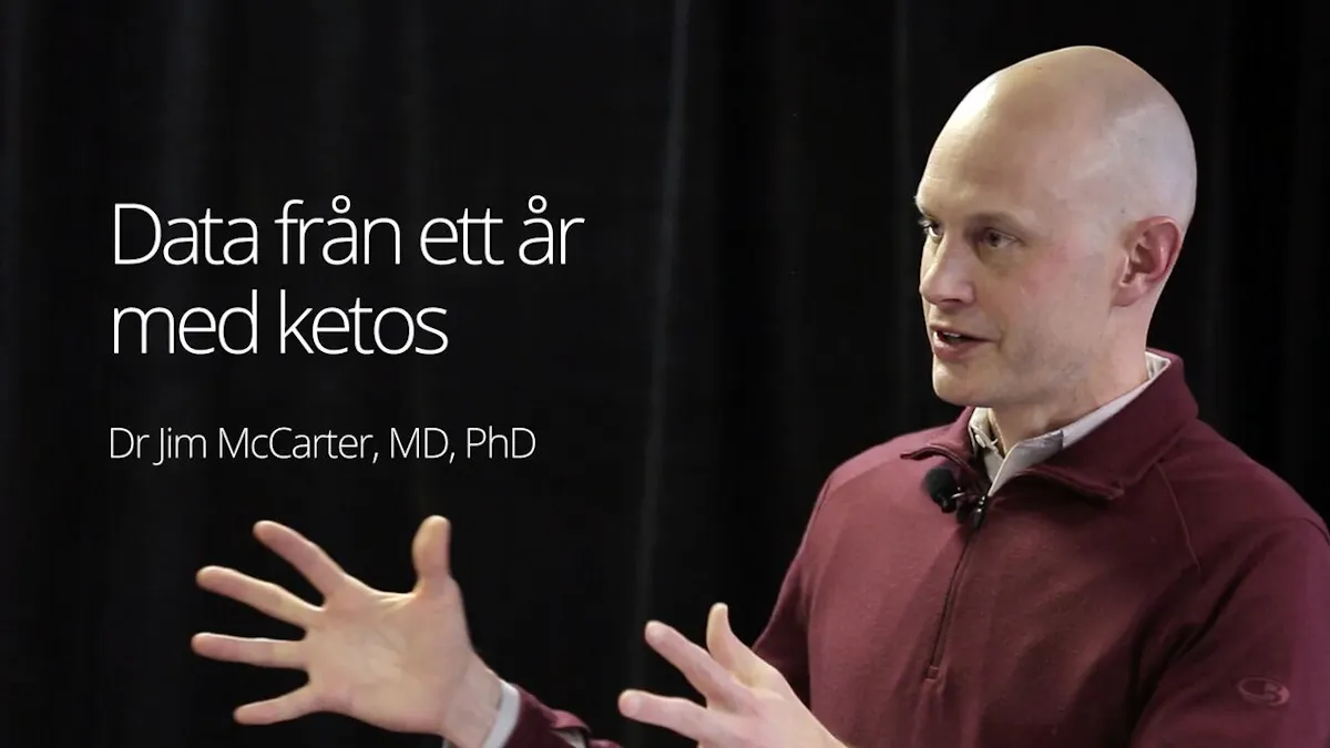 Data från ett år med ketos - dr Jim McCarter