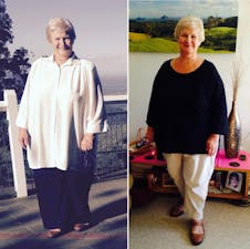 "För första gången är jag inte hungrig"