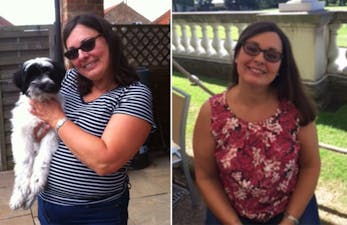 "Jag var häpen över allt jag kunde äta och över hur mycket jag gick ner i vikt"