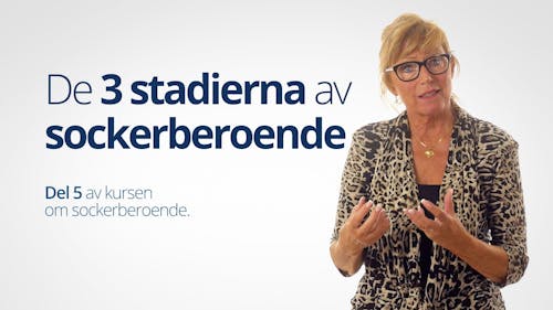 De 3 stadierna av sockerberoende