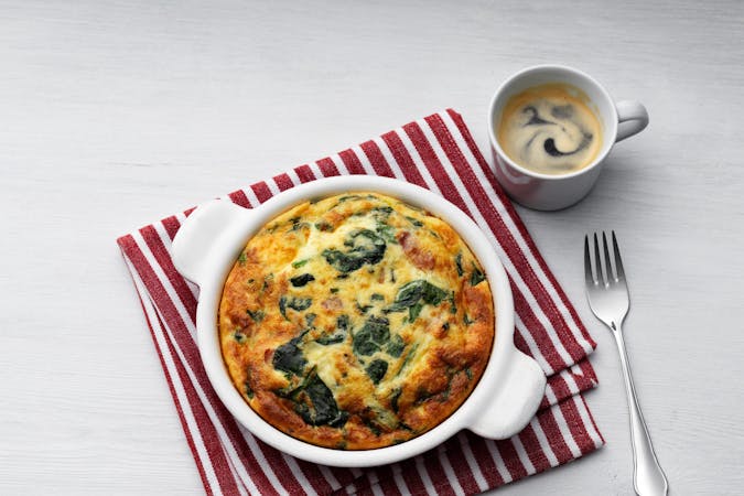 Spenatfrittata