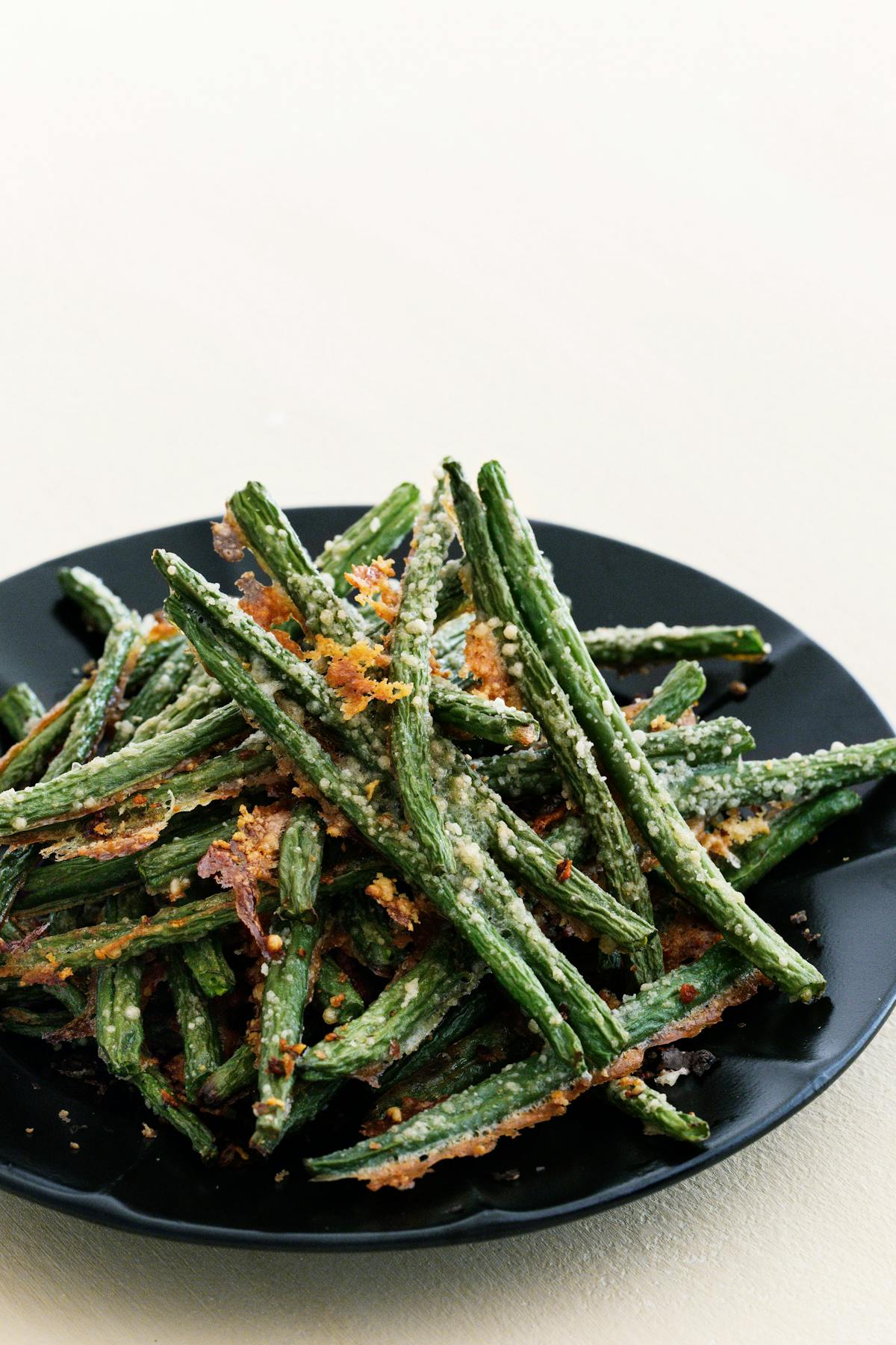 Parmesanpanerade haricots verts