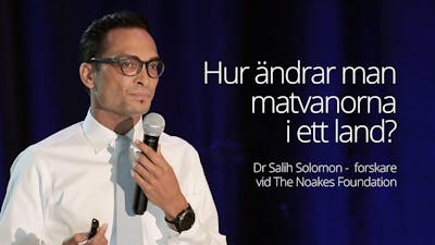 Så ändrar man på hur ett land äter – dr Salih Solomon