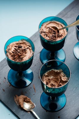 Enkel kokoschokladmousse