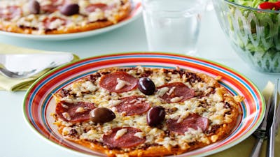 LCHF-pizza