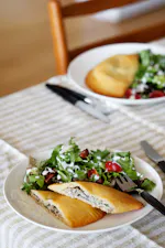 Svamp- och baconfyllda piroger