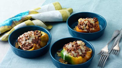 Fylld paprika med köttfärsröra