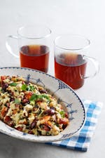 Äggröra med halloumi