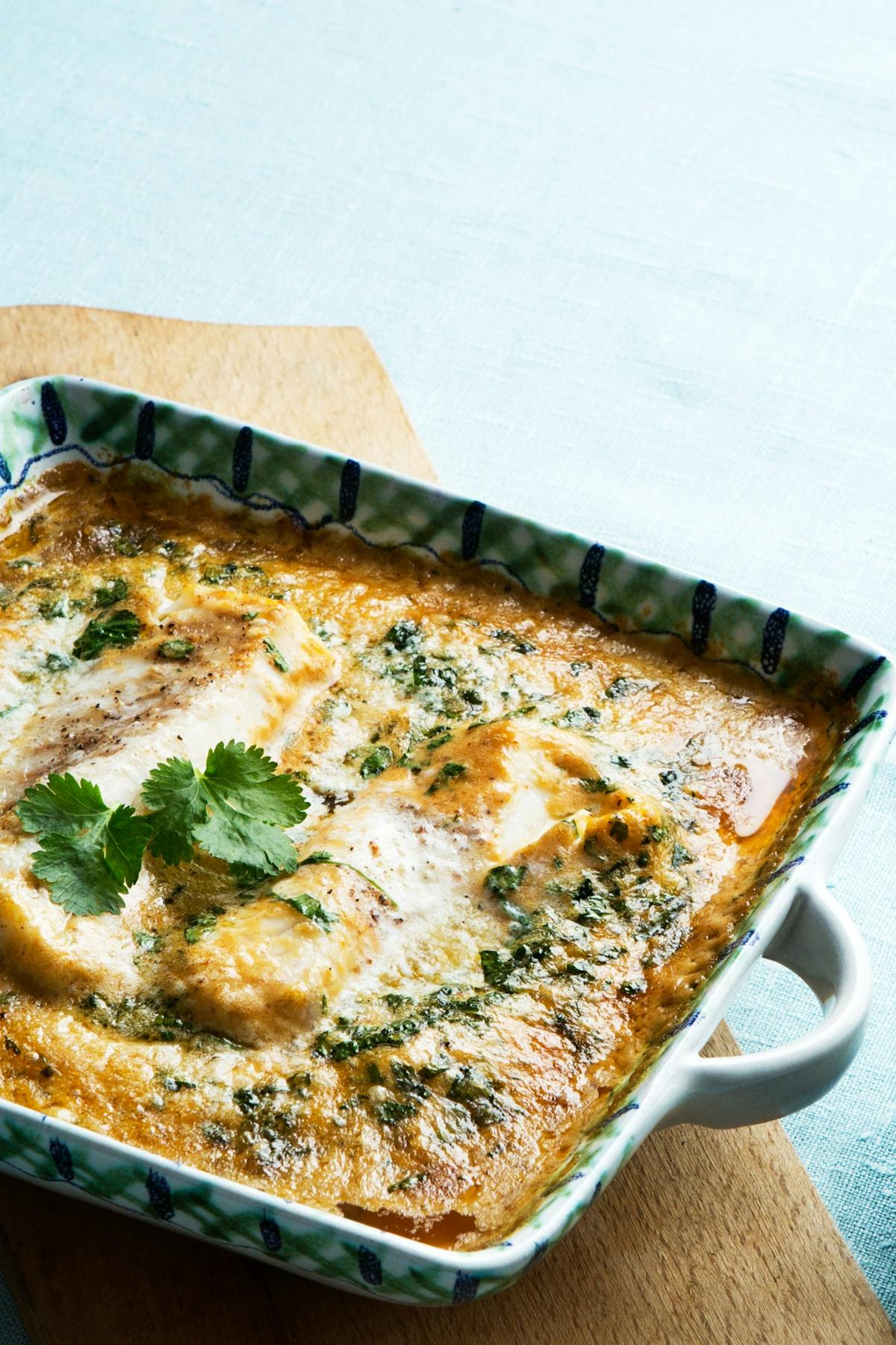 Thaifisk med kokosgrädde