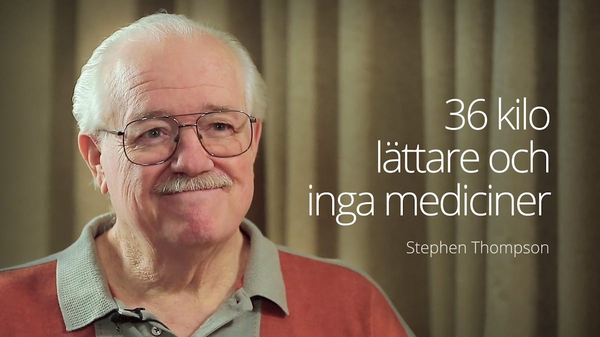 36 kilo lättare och inga mediciner