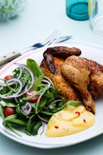 Grillad kyckling med chilibearnaise