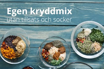 Egen kryddmix utan tillsats och socker