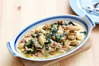 Kyckling Alfredo med blomkål