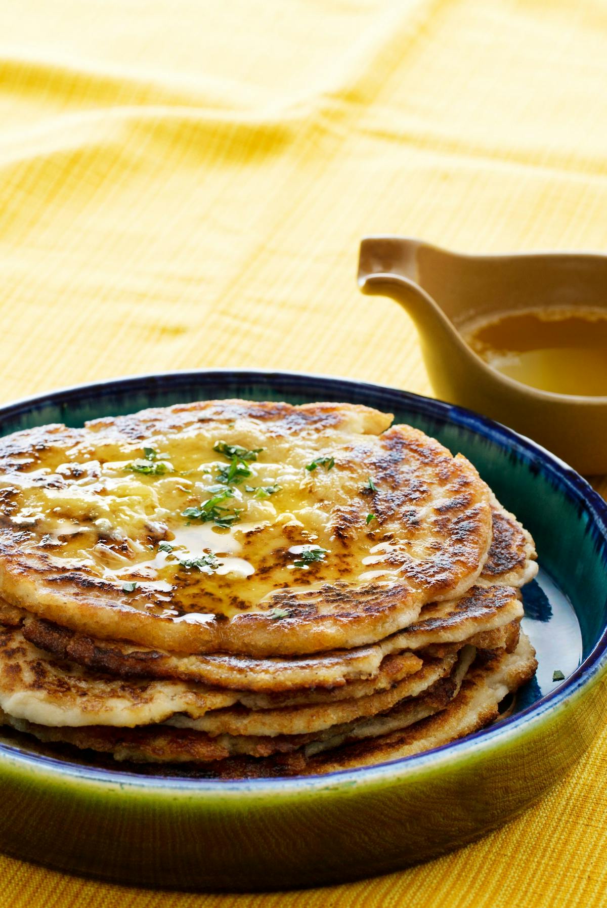 Naanbröd med vitlökssmör