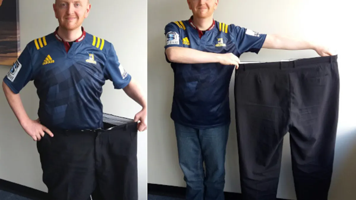 "Jag är bokstavligen 60 procent av den man jag tidigare var"