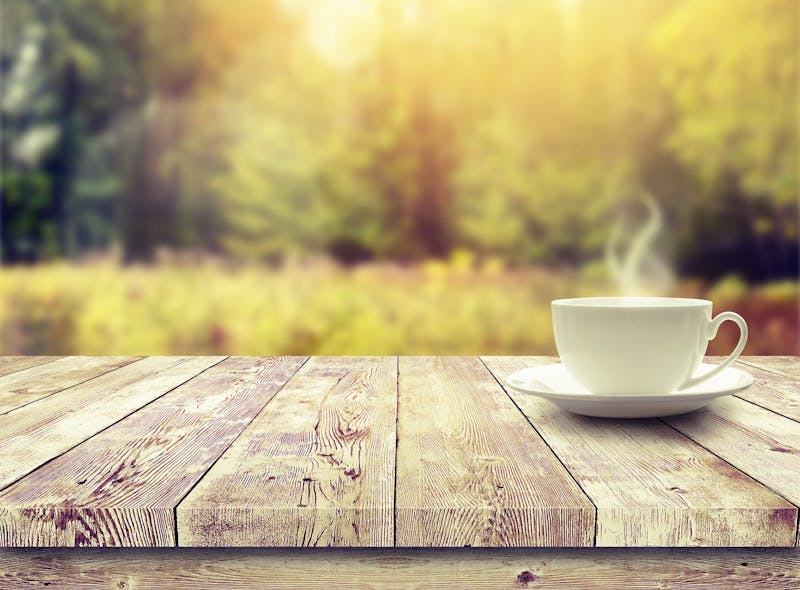 Coffee, tea and water are all allowed when fasting