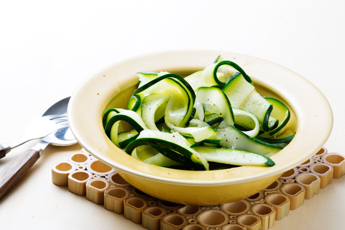 Zucchinitagliatelle
