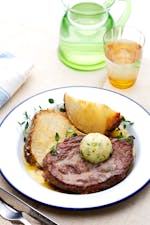 Bakad rotselleri med karréskiva