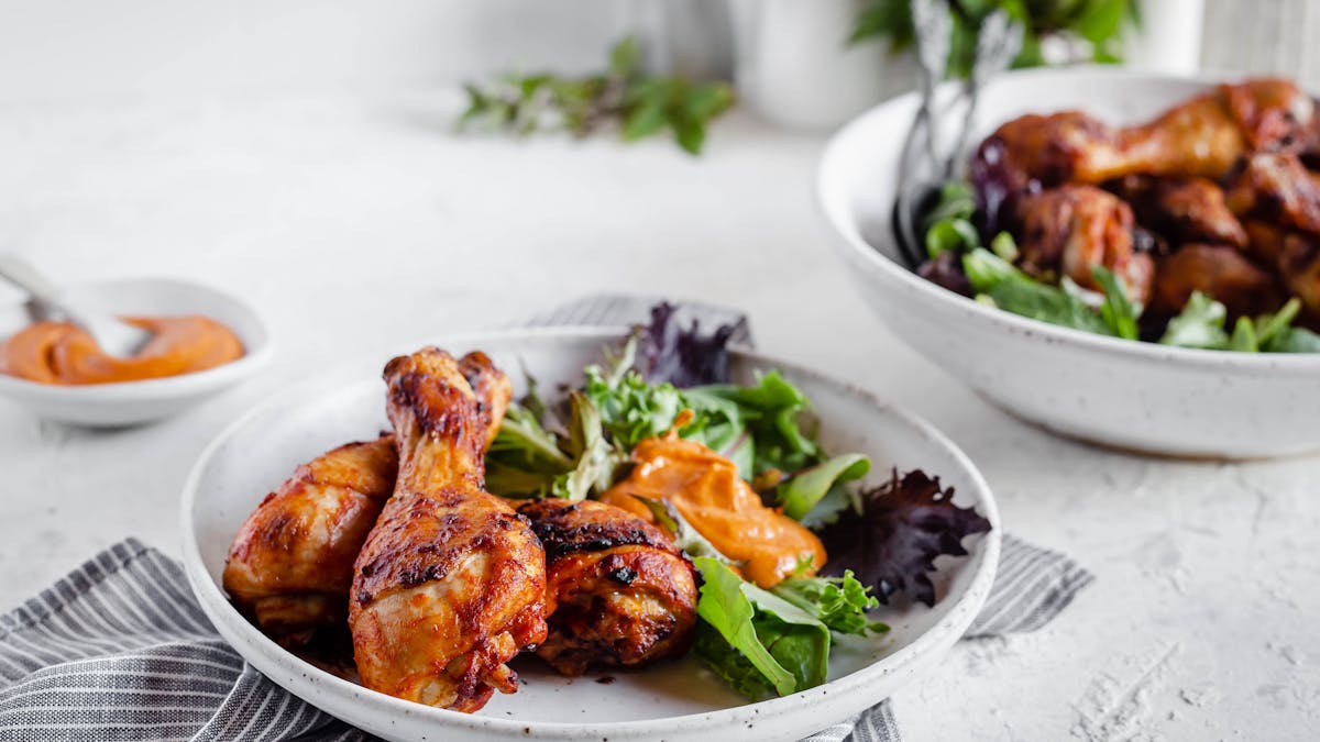 Buffalo-klubbor med chiliaioli