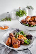 Buffalo-klubbor med chiliaioli