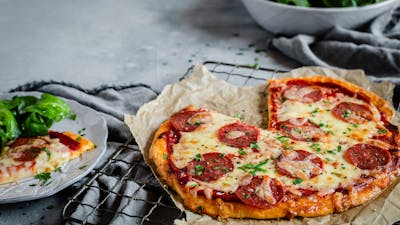 LCHF-pizza