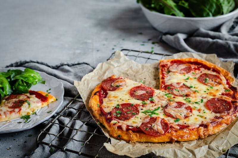 LCHF-pizza