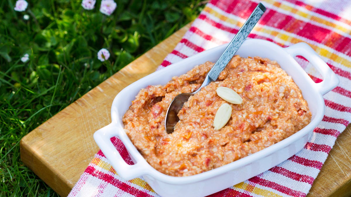 Tomat- och mandelpesto