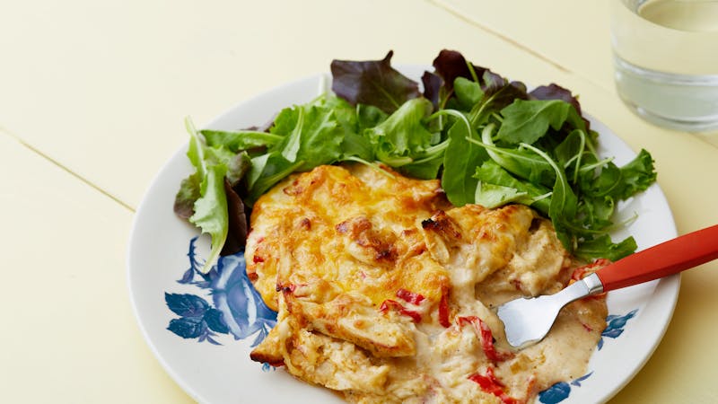 Tacogratäng med kyckling