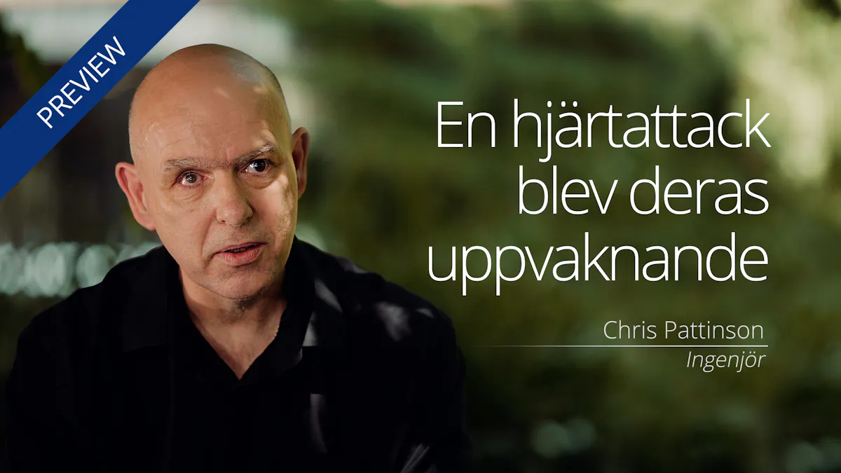 Hjärtattacken blev ett uppvaknande