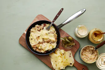 Rubens pytt med surkål och rostbiff