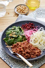 Färgsprakande chilibowl