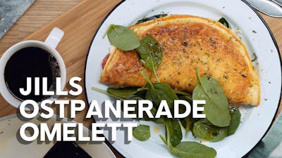 Videorecept: Jills ostpanerade omelett