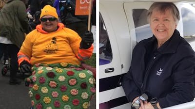 Från att inte kunna gå till att flyga