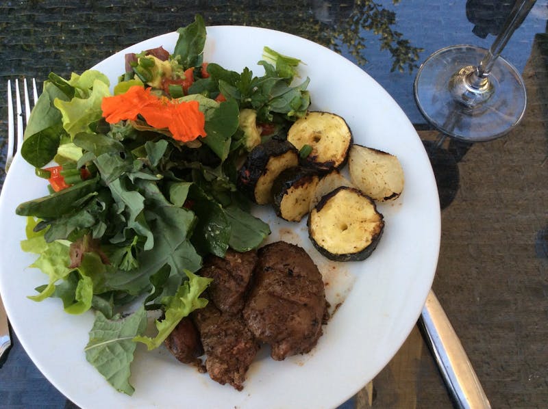 grilled chicken liver