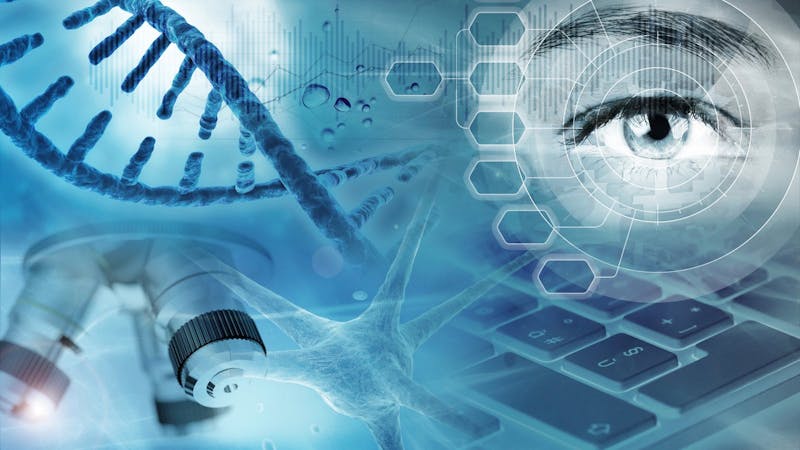 genetic research abstract background