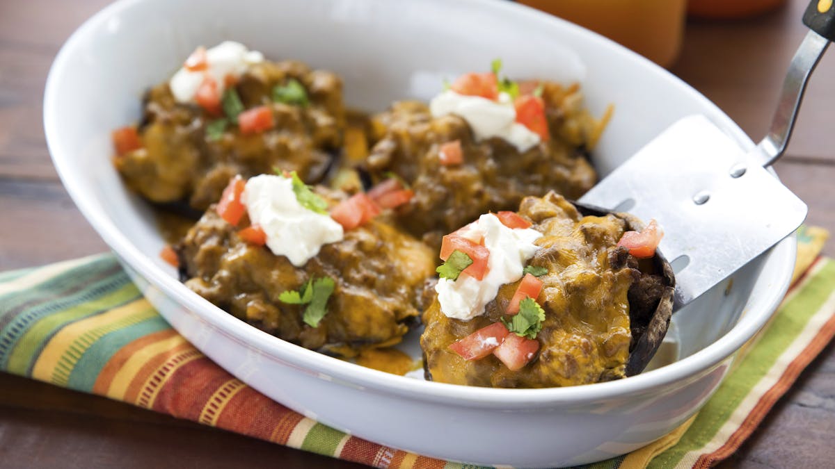 Tacofylld portabello