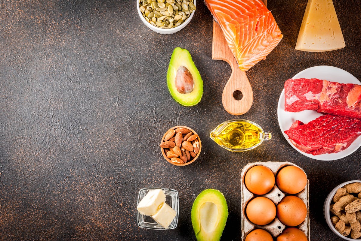 Ketogenic low carbs diet ingredients
