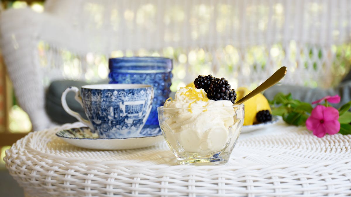 Cheesecakefluff med smak av citron