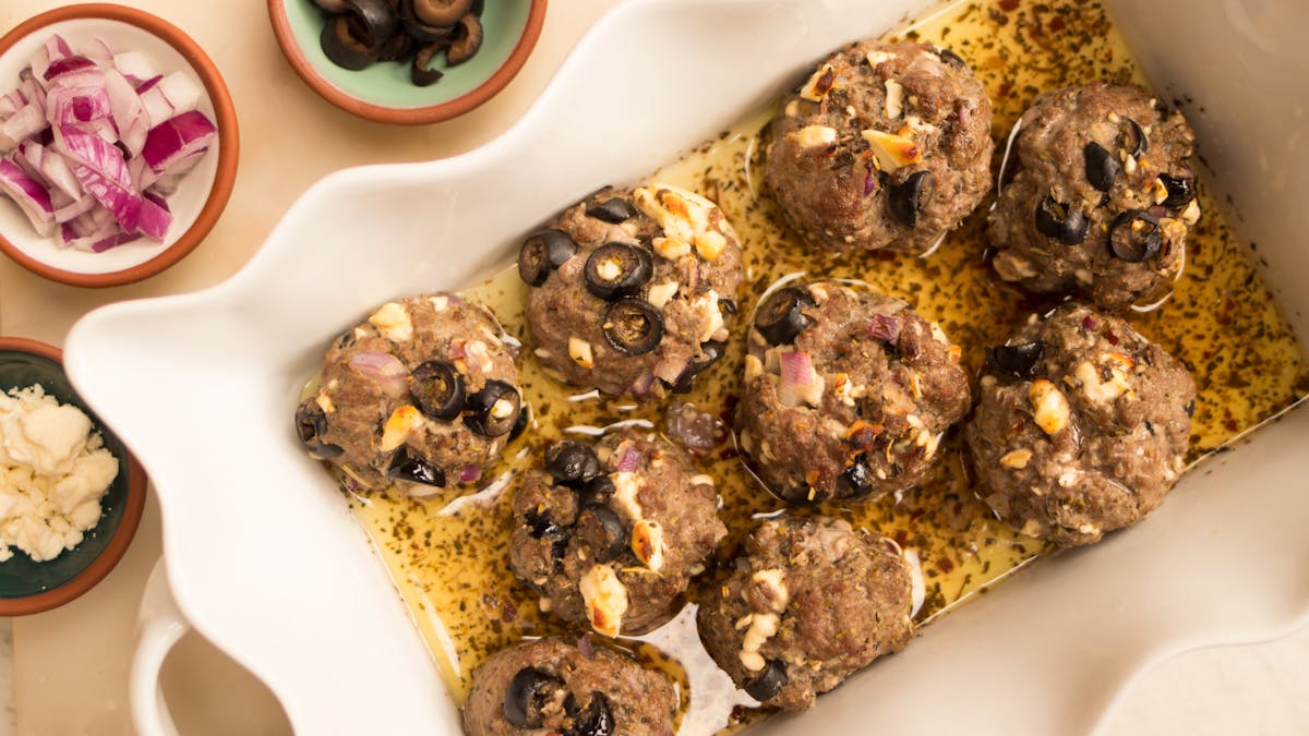 Grekiska lammköttbullar