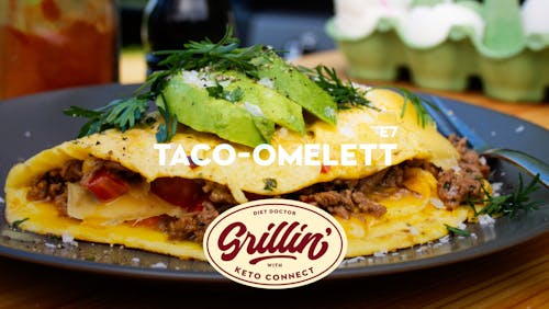 Grilla med KetoConnect: Taco-omelett