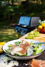 Sallad med parmaskinka och manchego