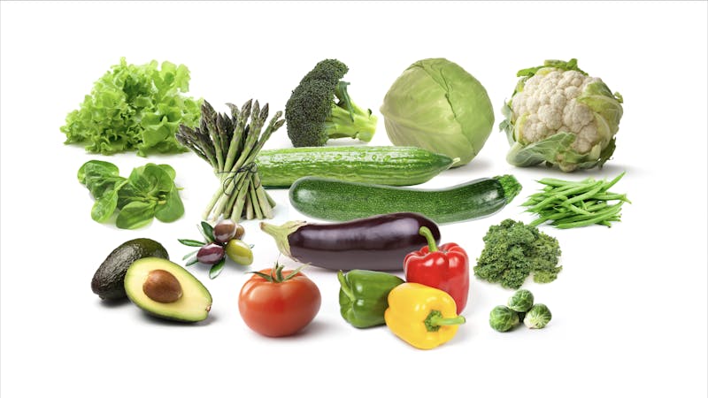 Vegetables above ground