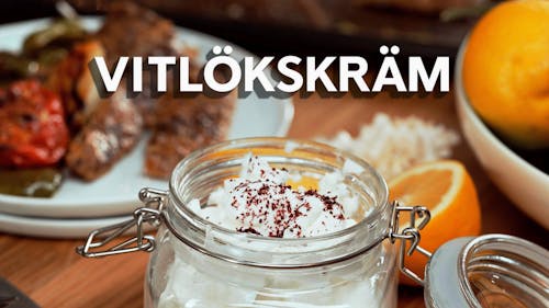 RECEPT: Vitlökskräm (Toum)