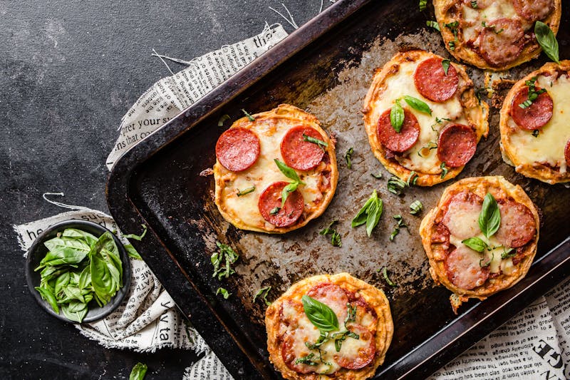 Pizza-chaffles LCHF