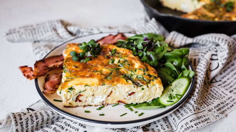 LCHF-frittata med tre ostar