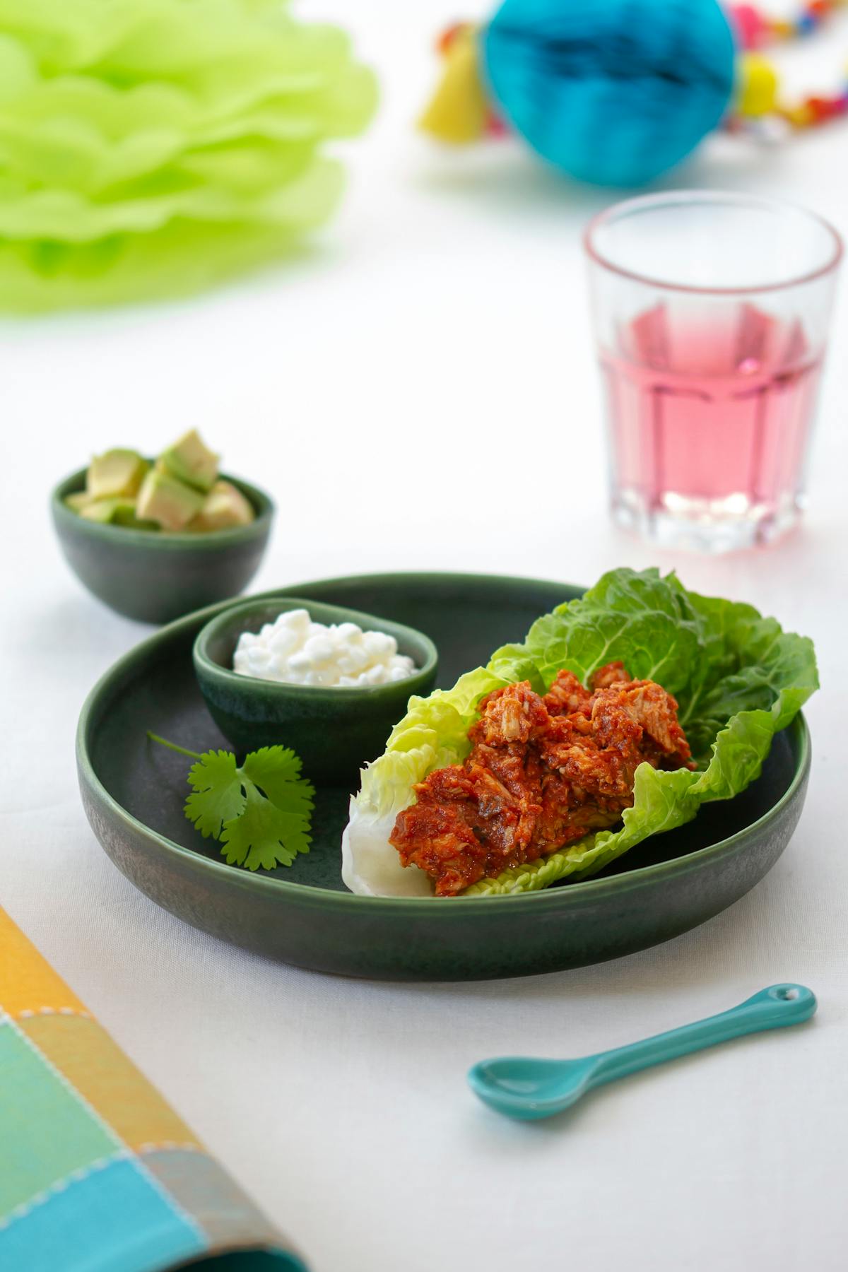 LCHF-enchiladas i salladsblad