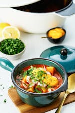 LCHF-bouillabaisse med apelsin och saffransaioli
