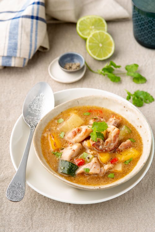Sydamerikansk sanchoo -soppa med kycklinggydF4y2Ba