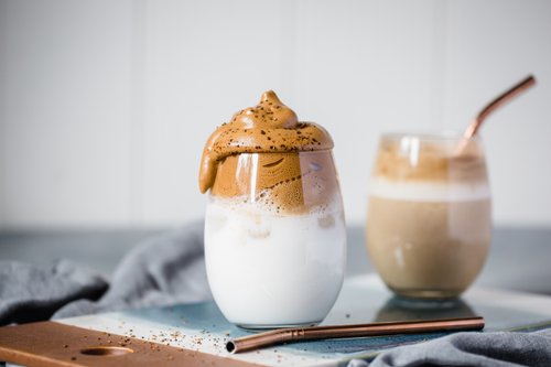 Dalgona-kaffe på LCHF-vis